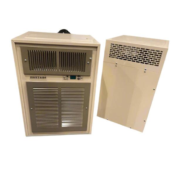Breezaire WKL 4000 Wine Cellar System 1000 cu.ft. - Front and Rear View Studio Image