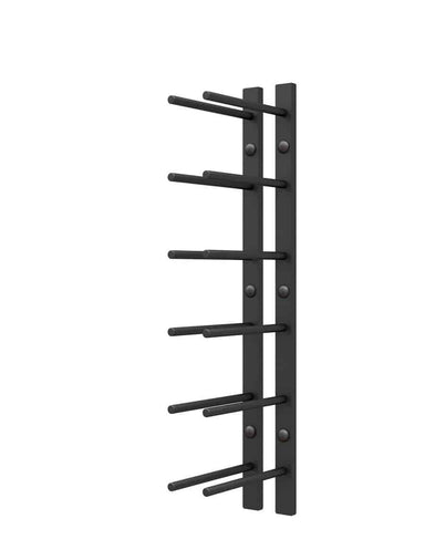 Ultra Wine Racks Straight Wall Rails - 2FT Metal Wine Rack (6 Bottles)