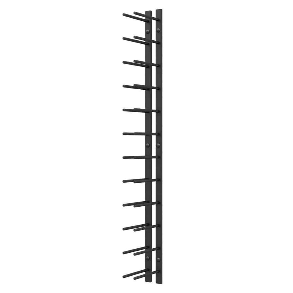 Ultra 4FT Cork-Out Straight Wall Rail Wine Rack (12 Bottles) - Front View of the Wine Rack