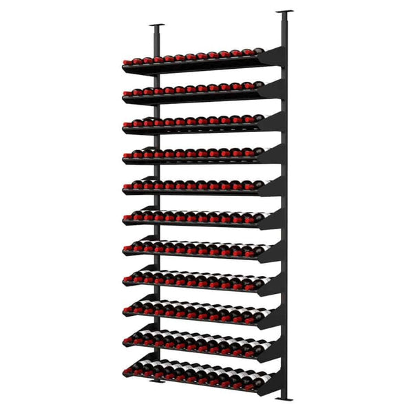 Ultra Showcase Standard Cork-Out Kit (121 Bottles) - Horizontal wine rack front right view