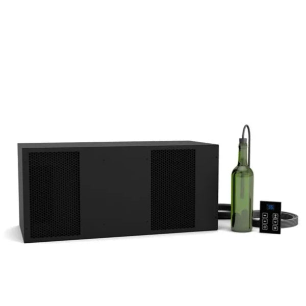 WhisperKOOL Mini Ceiling Mount Wine Cellar Cooler System - Front View Studio Image