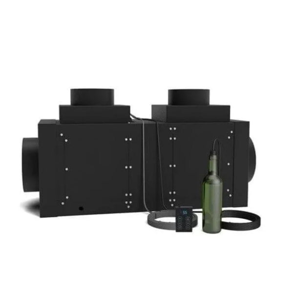 WhisperKOOL Phantom 5000 Fully Ducted Wine Cooling System - Full System View