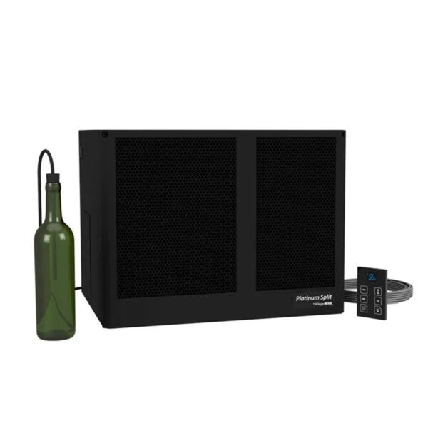 WhisperKOOL Platinum Split 4000 Wall Mounted Wine Cooling System - Front View of the System