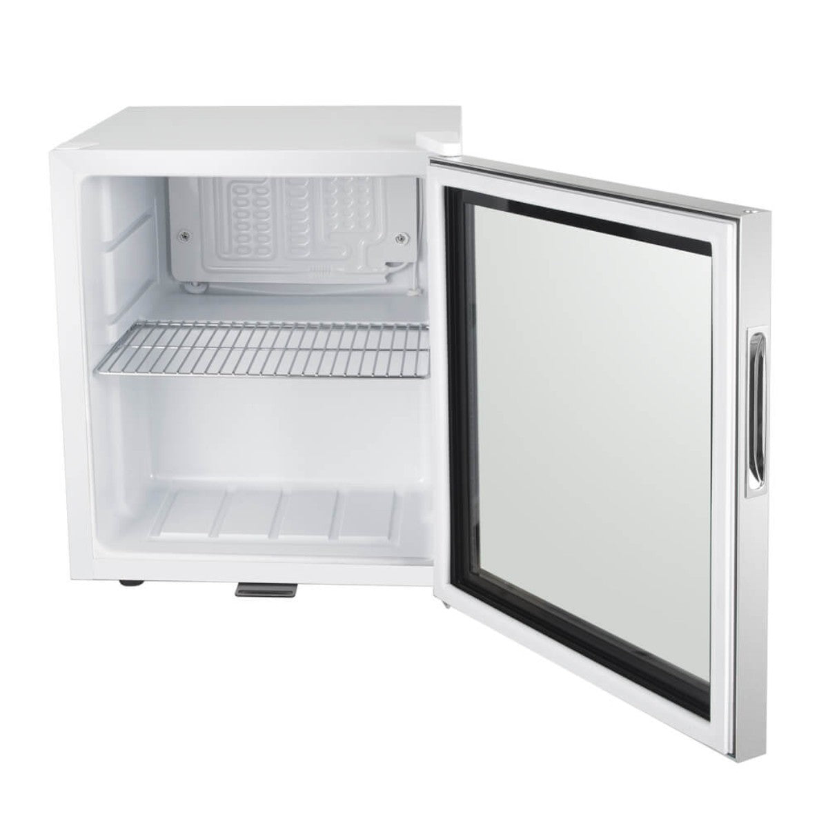 Whynter BR-062WS 68-Can Stainless Steel Beverage Refrigerator - Front View Empty Fridge Open Door