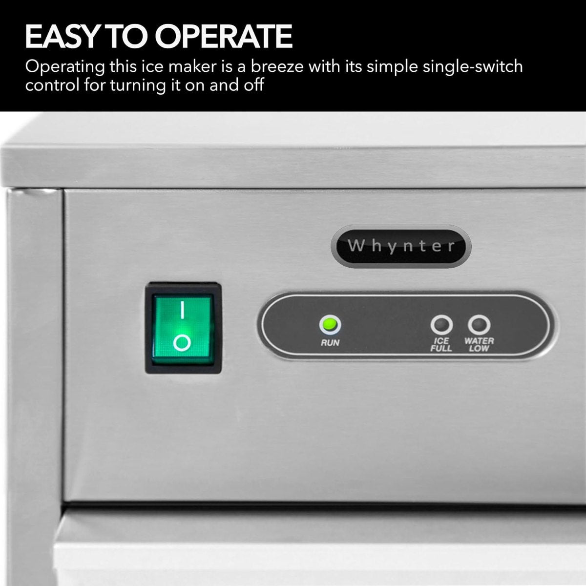 Whynter FIM-450HS 44 lb Freestanding Ice Maker - Efficiency at its finest - Easy to operate