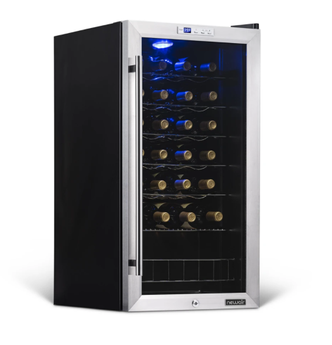 NewAir Freestanding 27 Bottle Compressor Wine Fridge
