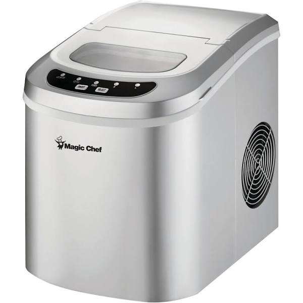 Magic Chef MCIM22SV Portable Ice Cube Maker - 9.5" - SILVER,MCIM22SV