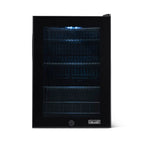 Newair 90-Can Freestanding Beverage Fridge – 17″ Black