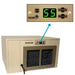 Breezaire WKCE 1060 Wine Cabinet Cooling System 140 cu.ft. - Sentry III Controls Close up View 