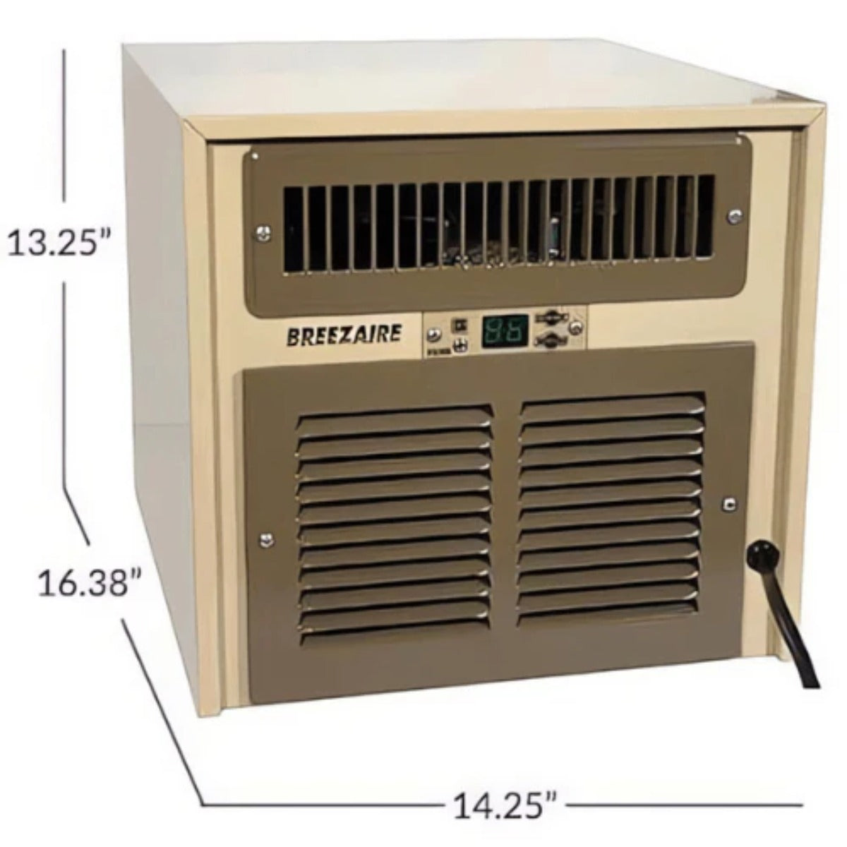 Breezaire WKL 2200 Wine Cellar System 265 cu.ft. - Beige Unit with Measurements