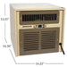 Breezaire WKL 2200 Wine Cellar System 265 cu.ft. - Beige Unit with Measurements