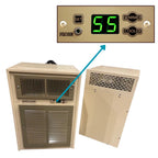 Breezaire WKSL 2200 Wine Cellar System 265 cu.ft. - Sentry III Controls Close up View 