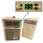 Breezaire WKSL 4000 Wine Cellar System 1000 cu.ft. - Sentry III Controls Close up View 