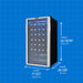 Danby 36 Bottle Freestanding Wine Cooler in Platinum - dimensions of the fridge shown
