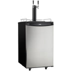Danby 5.4 cu. ft. Dual Tap Kegerator – Keg Cooler - front left view closed door