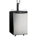 Danby 5.4 cu. ft. Dual Tap Kegerator – Keg Cooler - front left view closed door