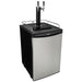Danby 5.4 cu. ft. Dual Tap Kegerator – Keg Cooler - front left view high angle closed door shown