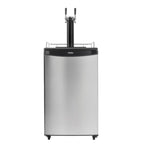 Danby 5.4 cu. ft. Dual Tap Kegerator – Keg Cooler - front view closed door studio image