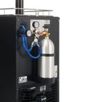 Danby 5.4 cu. ft. Dual Tap Kegerator – Keg Cooler - rear view regulator shown