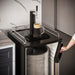 Danby 5.4 cu. ft. Single Tap Kegerator - Close-up of kegerator with a draft tap and a glass of beer on top