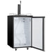Danby 5.4 cu. ft. Single Tap Kegerator - front left view empty inside open door