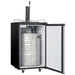 Danby 5.4 cu. ft. Single Tap Kegerator - front left view with full keg inside open door