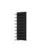 Fusion Wine Wall Rack (Label Out) - Black Acrylic (9 - 27 Bottles)