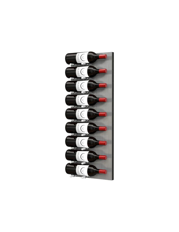 Fusion Wine Wall Rack 3FT (Label Out) - Alumasteel (9 - 27 Bottles)