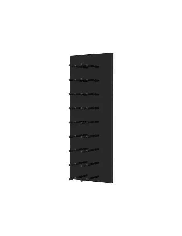 Fusion Wine Wall Rack (Label Out) - Black Acrylic (9 - 27 Bottles)