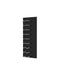 Fusion Wine Wall Rack (Label Out) - Black Acrylic (9 - 27 Bottles)