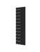 Fusion Wine Wall Rack 4FT (Label Out) - Black Acrylic (12 - 36 Bottles)