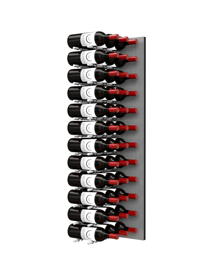 Fusion Wine Wall Rack 4FT (Label Out) - Alumasteel (12 - 36 Bottles)
