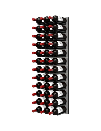 Fusion Wine Wall Rack 4FT (Cork Out) - Alumasteel (36 Bottles)