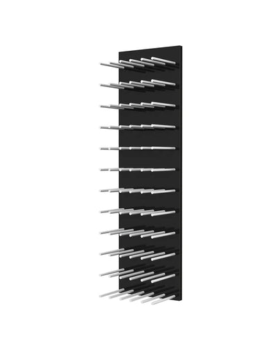 Fusion Wine Wall Rack 4FT (Cork Out) - Black Acrylic (36 Bottles)