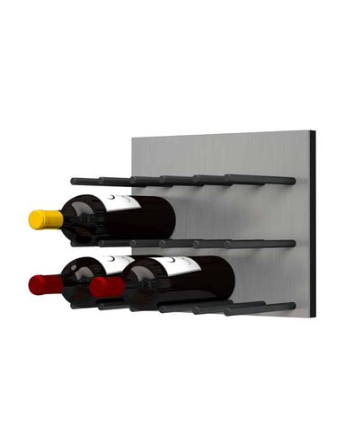 Fusion Wine Wall Panel (Cork Out) - Alumasteel (9 Bottles)