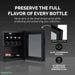 Luma 16 Bottle Shadow Series Freestanding Wine Fridge – 16.9" Black - Preserve the Full Flavor of Every Bottle