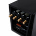 Luma 16 Bottle Shadow Series Freestanding Wine Fridge – 16.9" Black - Top View of the fridge with wines