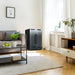 Luma Comfort 39 Can 12 Bottle Shadow Series Dual Zone Fridge – 20" - Fridge shown in the Living Room 