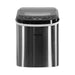 Magic Chef 27 lb. Portable Countertop Ice Maker in Stainless Steel - front view closed lid shown