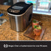 Magic Chef 27 lb. Portable Countertop Ice Maker in Stainless Steel - trusted brand for over 90 years