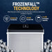 NewAir 40 lbs/Day Countertop Clear Ice Maker – Stainless Steel - Frozen Technology shown
