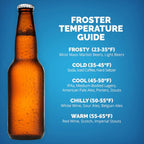 Newair 125-Can Freestanding Beer Froster – 22.1″ Black - Froster Temperature Guide