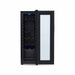 Newair 12 Bottle Shadow Series Countertop Wine Fridge – 13.6" Black - Front View Studio Image - Empty - Opened