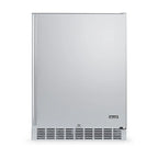 Newair 160-Can Outdoor Beverage Fridge – 24″ Built-In/Freestanding - Front view closed door