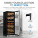 Newair 160 Bottle Dual Zone Wine Fridge – 27" Stainless Steel - Store Your Collection to Perfection