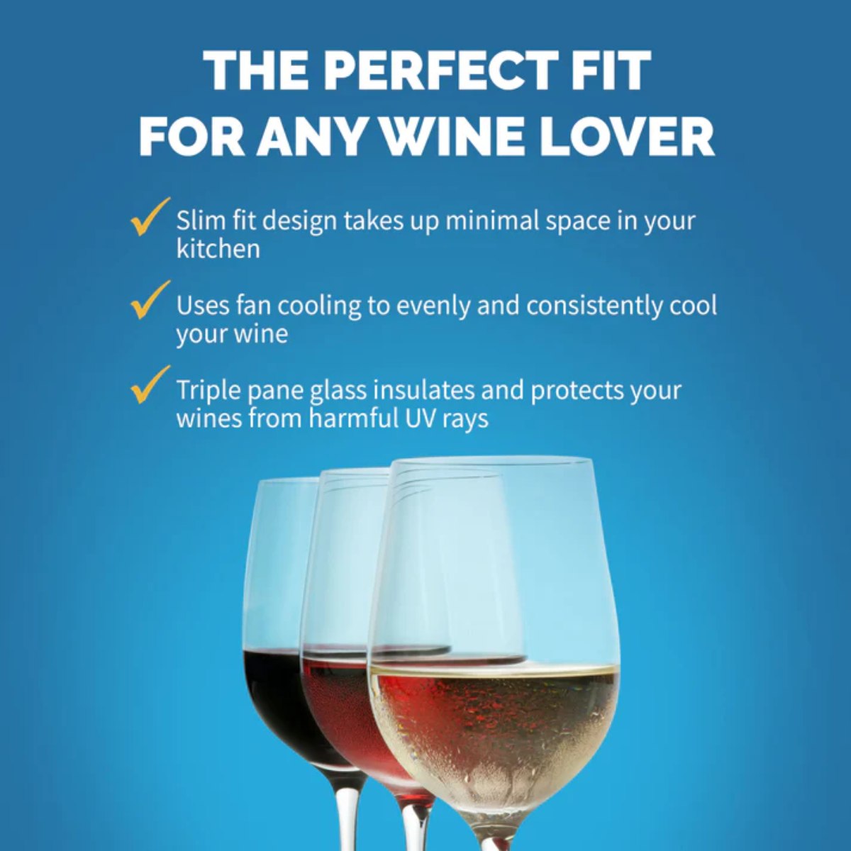 Newair 19 Bottle Built In Wine Fridge – 12" Stainless Steel - The Perfect Fit for Any Wine Lover