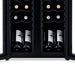 Newair 24-Bottle Dual Zone Wine Fridge – 20" Steel French Door - Bottom View of the Fridge