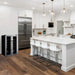 Newair 24-Bottle Dual Zone Wine Fridge – 20" Steel French Door - Wine Fridge in the kitchen beside the Refrigerator