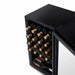 Newair 24 Bottle Shadow Series Wine Fridge – 16.9" Black - Top View of the Fridge with wines