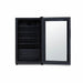 Newair 24 Bottle Shadow Series Wine Fridge – 16.9" Black - View Studio Image - Empty - Opened